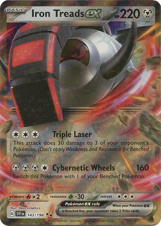 Iron Treads ex, Holo Double Rare